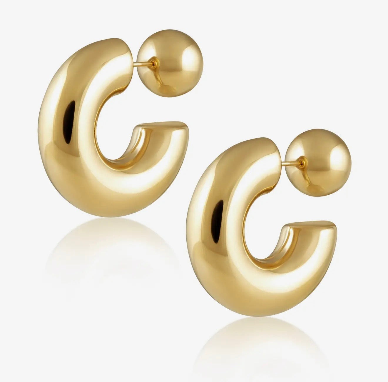 Kelly Tube Hoop Ohrringe